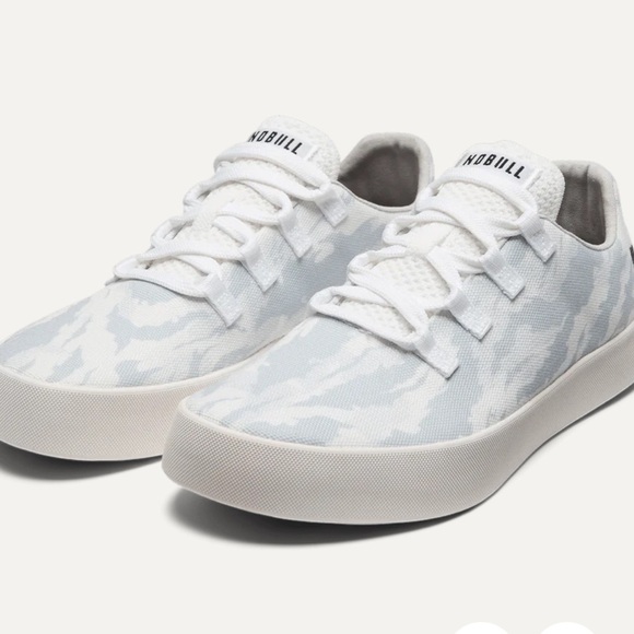 Women's Recs Canvas NoBull - Light Grey Camo size 8 lifting gym workout flat - Picture 4 of 9